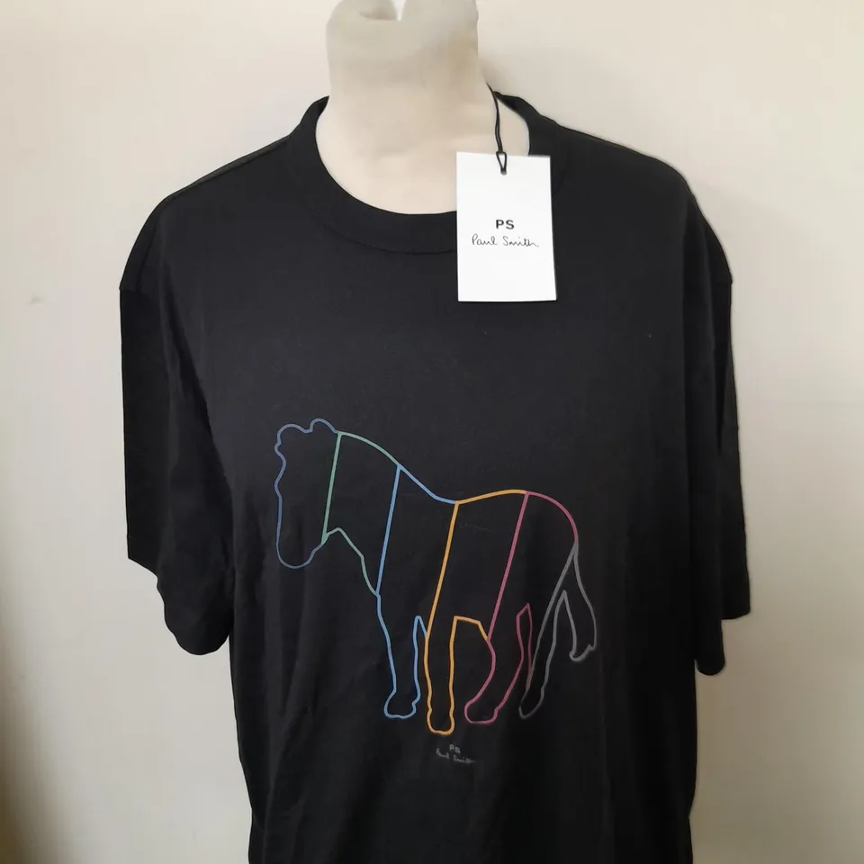 PAUL SMITH SS ZEBRA LINE T-SHIRT SIZE XXL