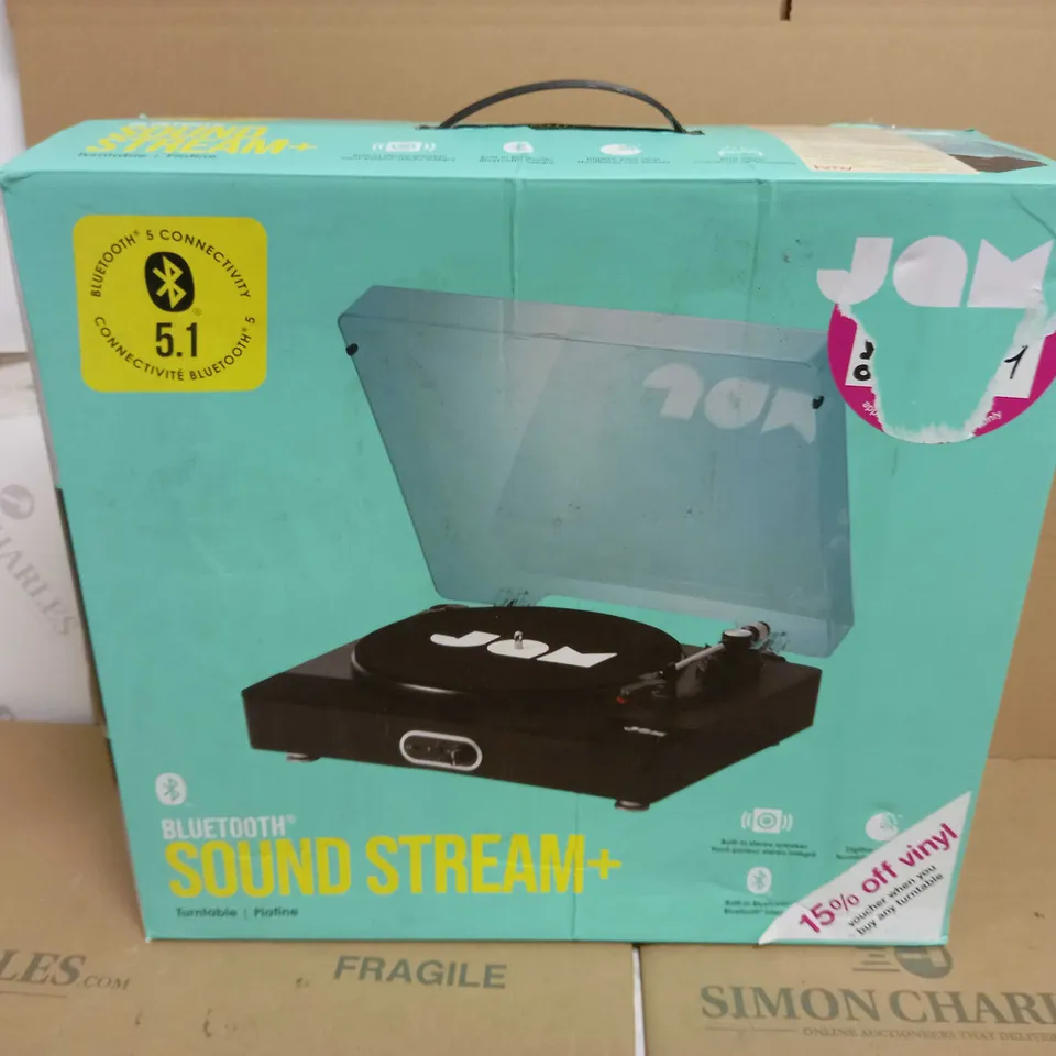 JAM BLUETOOTH SOUND STREAM+ TURNTABLE