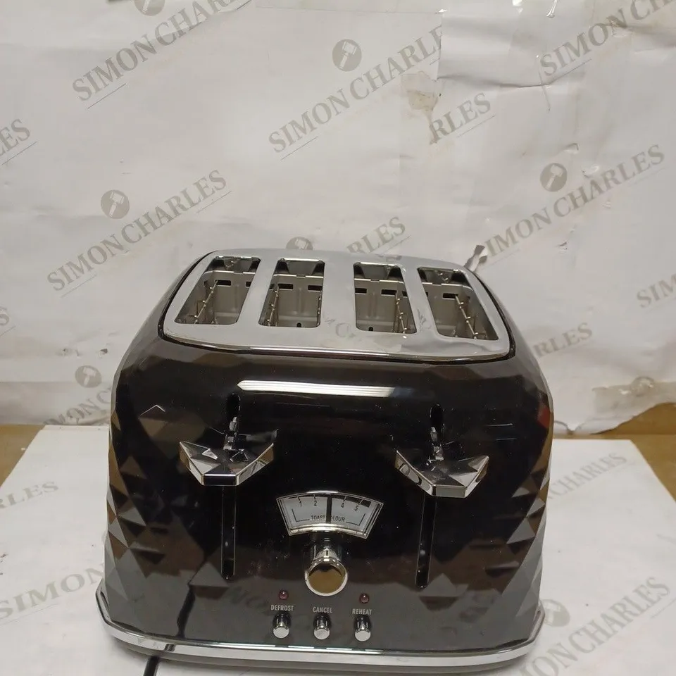 DE'LONGHI BRILLANTE CTJ4003BK 4-SLICE TOASTER