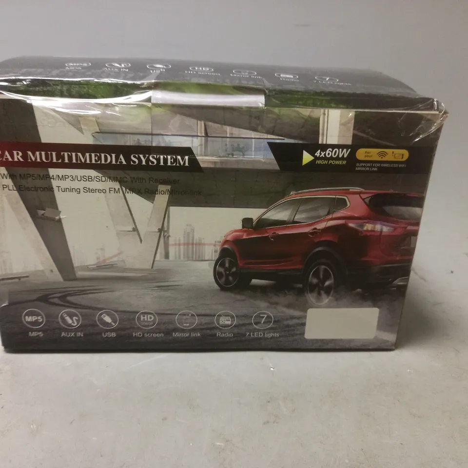 CAR MULTIMEDIA SYSTEM WITH FITTINGS