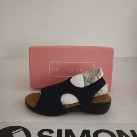 DR LIGHTFOOT WIDE FIT SANDALS – WOMEN’S NAVY UK SIZE 5