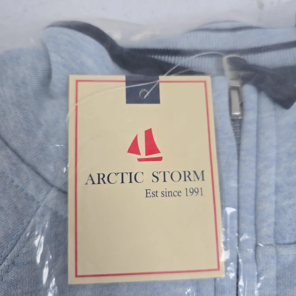 ARCTIC STORM LIGHT BLUE HOODIE – UK 14, STYLE STK4164