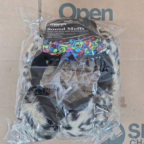 MAXIM AUDIO SOUND MUFFS WITH BUILT-IN SPEAKERS 