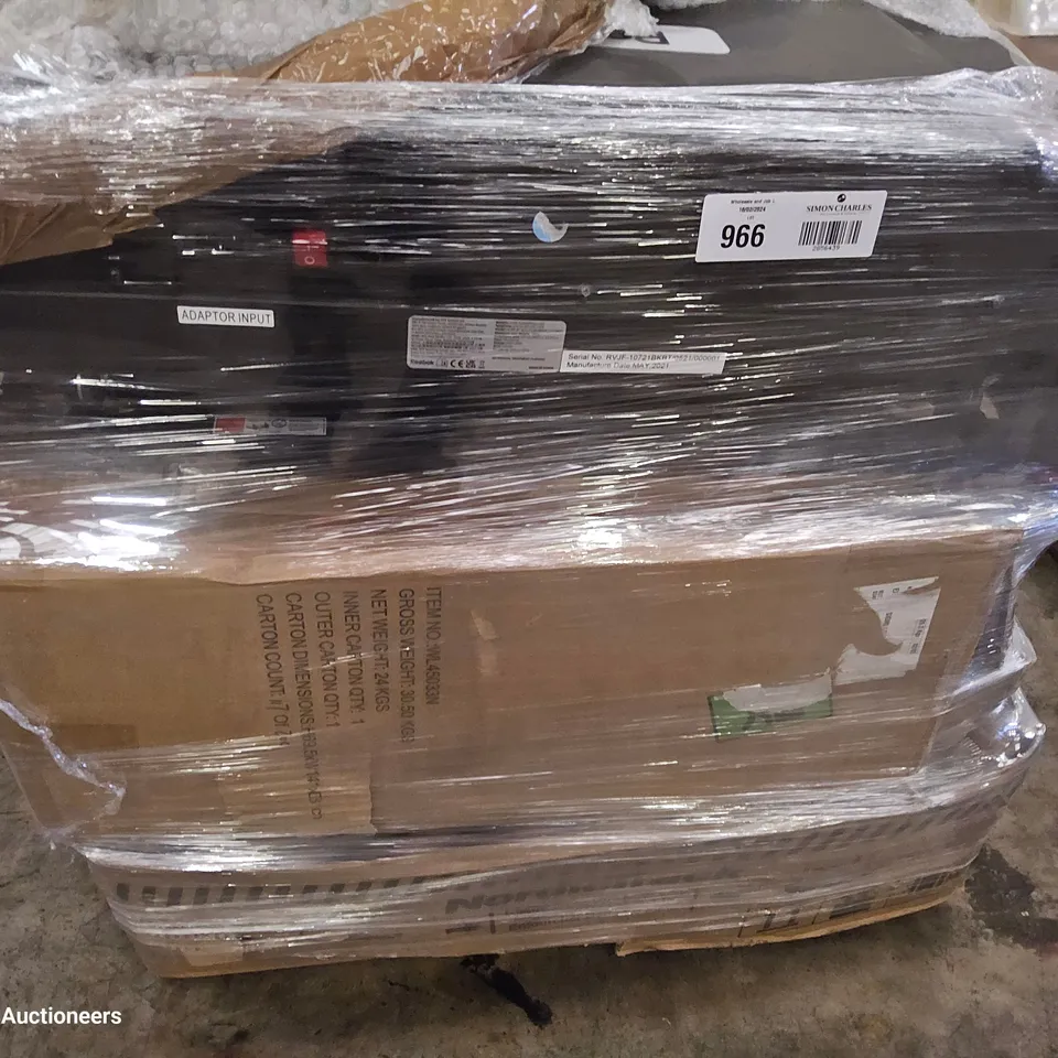 PALLET OF APPROXIMATELY 4  ASSORTED HOUSEHOLD & ELECTRICAL ITEMS TO INCLUDING