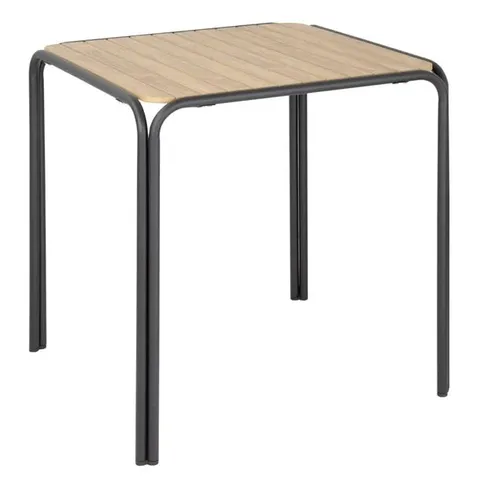 BOXED BOLERO SANTORINI SQUARE POLYWOOD TABLE