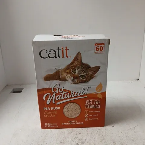 CATIT GO NATURAL! PEA HUSK CAT LITTER β 12.3 LB (5.6 KG) BOXED