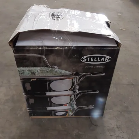 BOXED STELLAR 18/10 STAINLESS STEEL 3-TIER STEAMER SET (1 BOX)