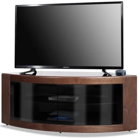 BOXED MUH CORNER TV STAND WALNUT/BLACK