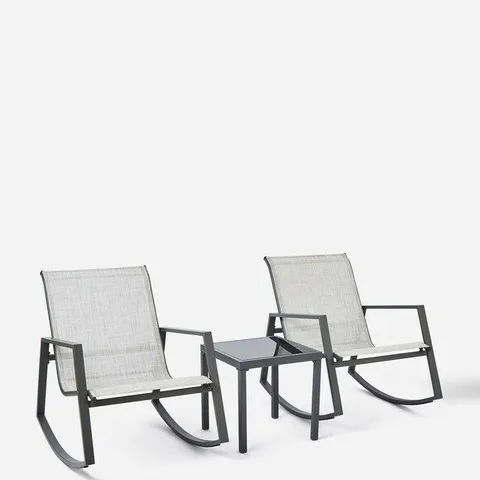 ARUBA 3 PIECE BISTRO ROCKER SET