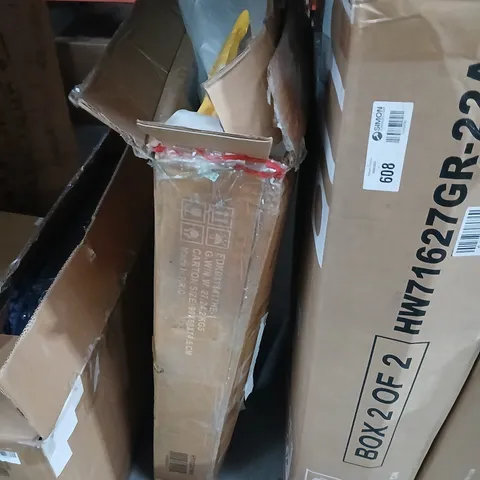 BOXED WHITE FURNITURE PARTS