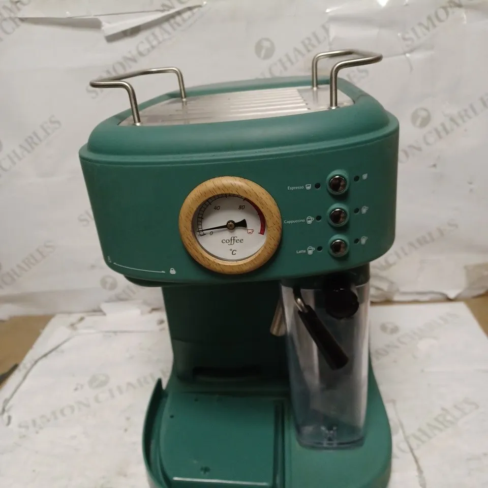 SWAN NORDIC ONE TOUCH ESPRESSO MACHINE - PINE GREEN
