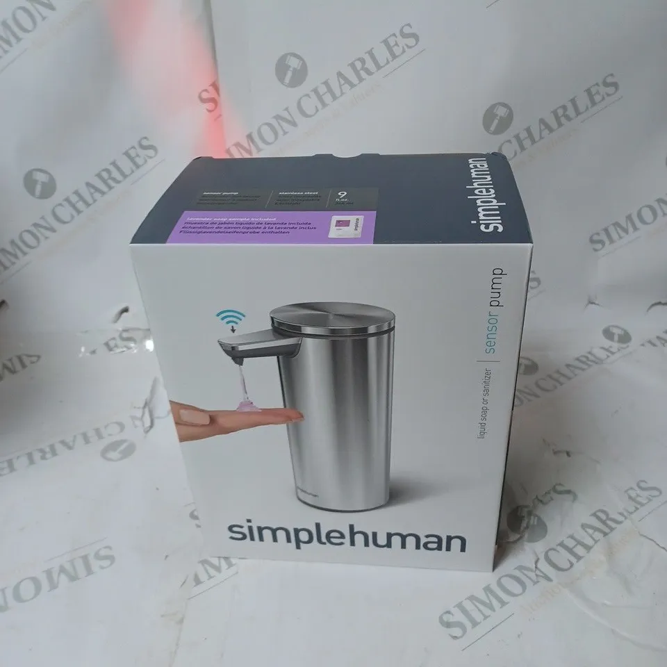 SIMPLE HUMAN LIQUID SOAP OR SANITIZER SENSOR PUMP/DISPENSER