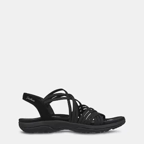 SKECHERS STRETCH FIT SUNNYSIDE SANDALS BLACK SIZE 5