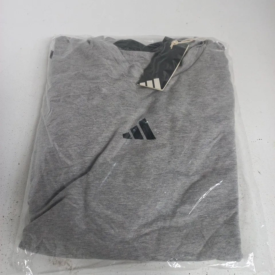 ADIDAS D4T X TEE T-SHIRT – GREY MARL – UK XS