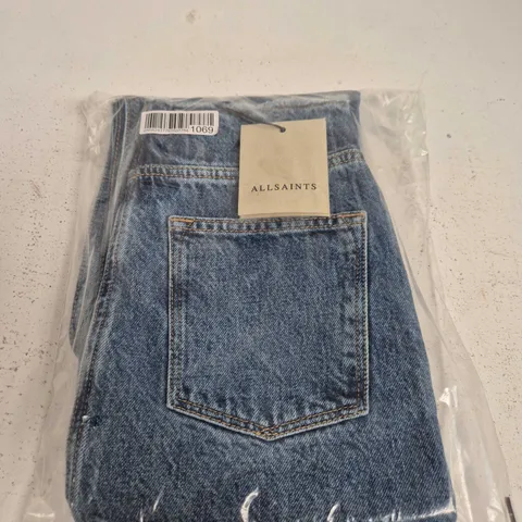 ALLSAINTS CYRA MAXI SKIRT - MID INDIGO UK 6