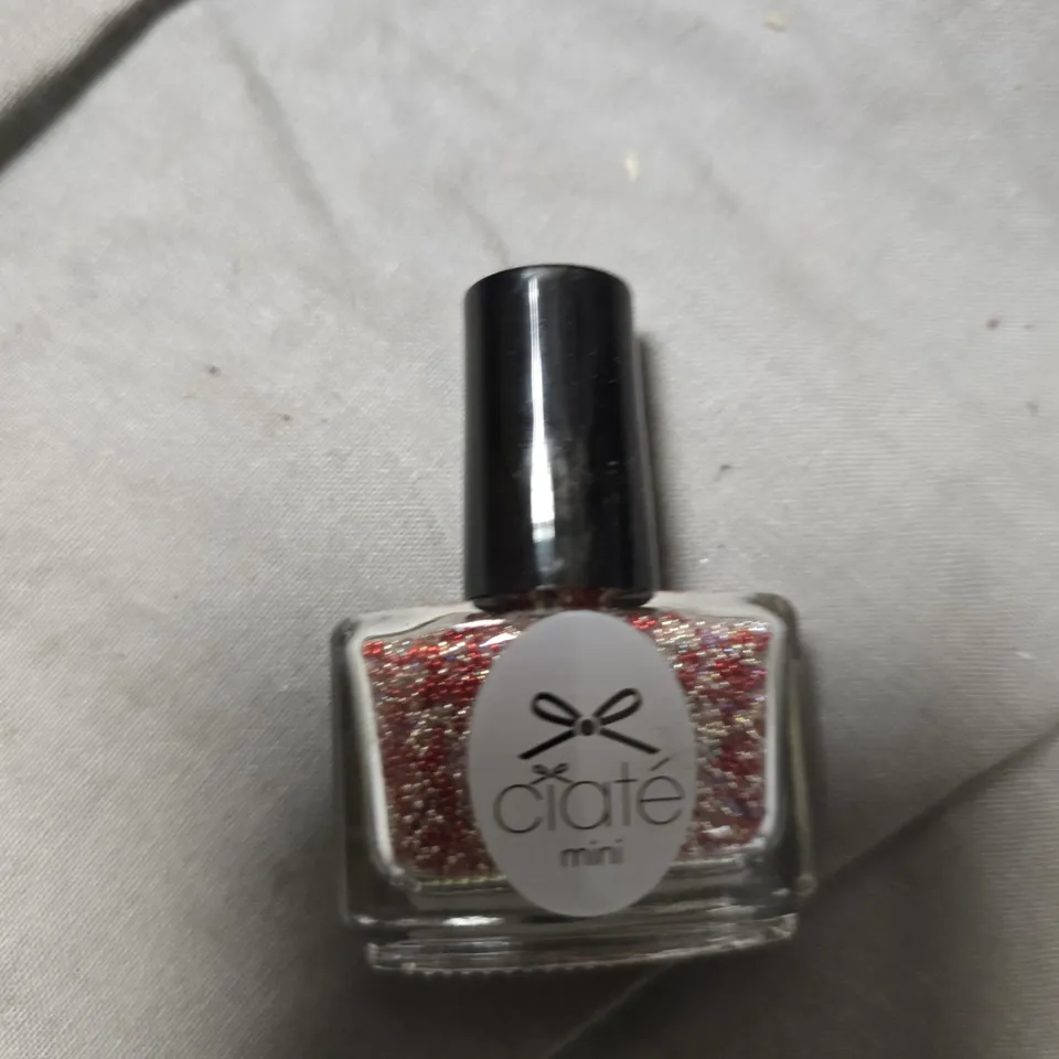 CIATÉ LONDON MINI NAIL POLISH – LASER BEAM GLITTER RED (PEARLS, MICRO-PERLES) – 144 PACK