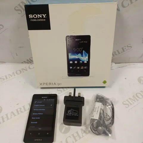 SONY XPERIA GO ST27I ANDROID SMARTPHONE - TACTILE BLACK	
