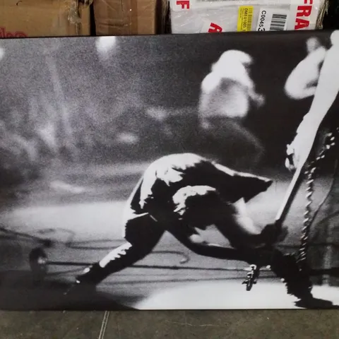 THE CLASH LONDON CALLING - WRAPPED CANVAS PHOTOGRAPH PRINT