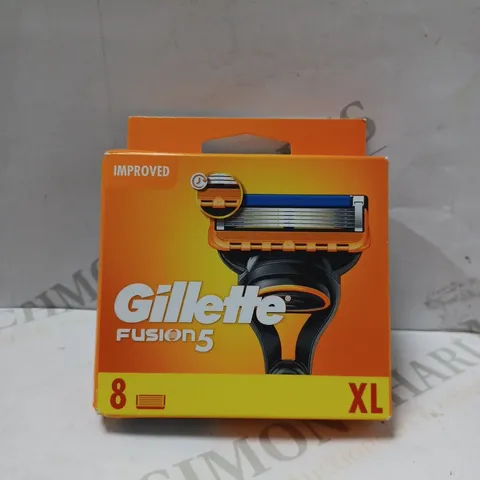 SEALED GILLETTE FUSION5 RAZOR BLADES 8 PACK XL