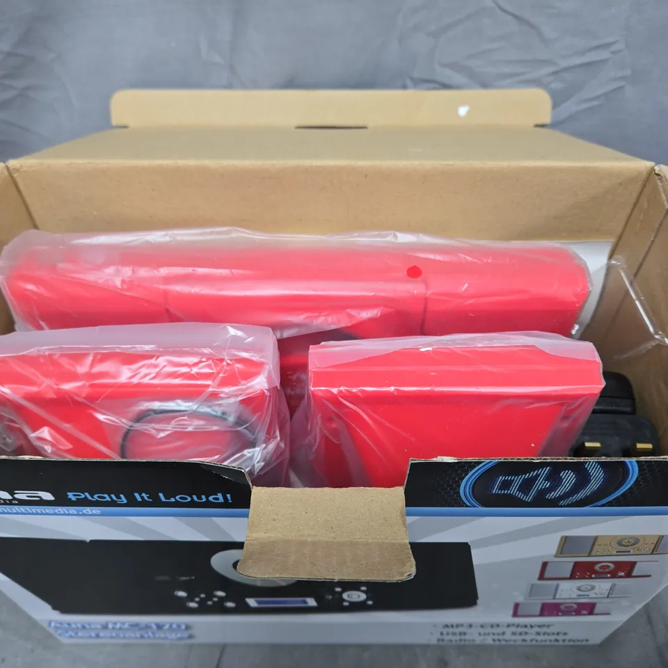 AUNA MP3 CD PLAYER MC-120 RED