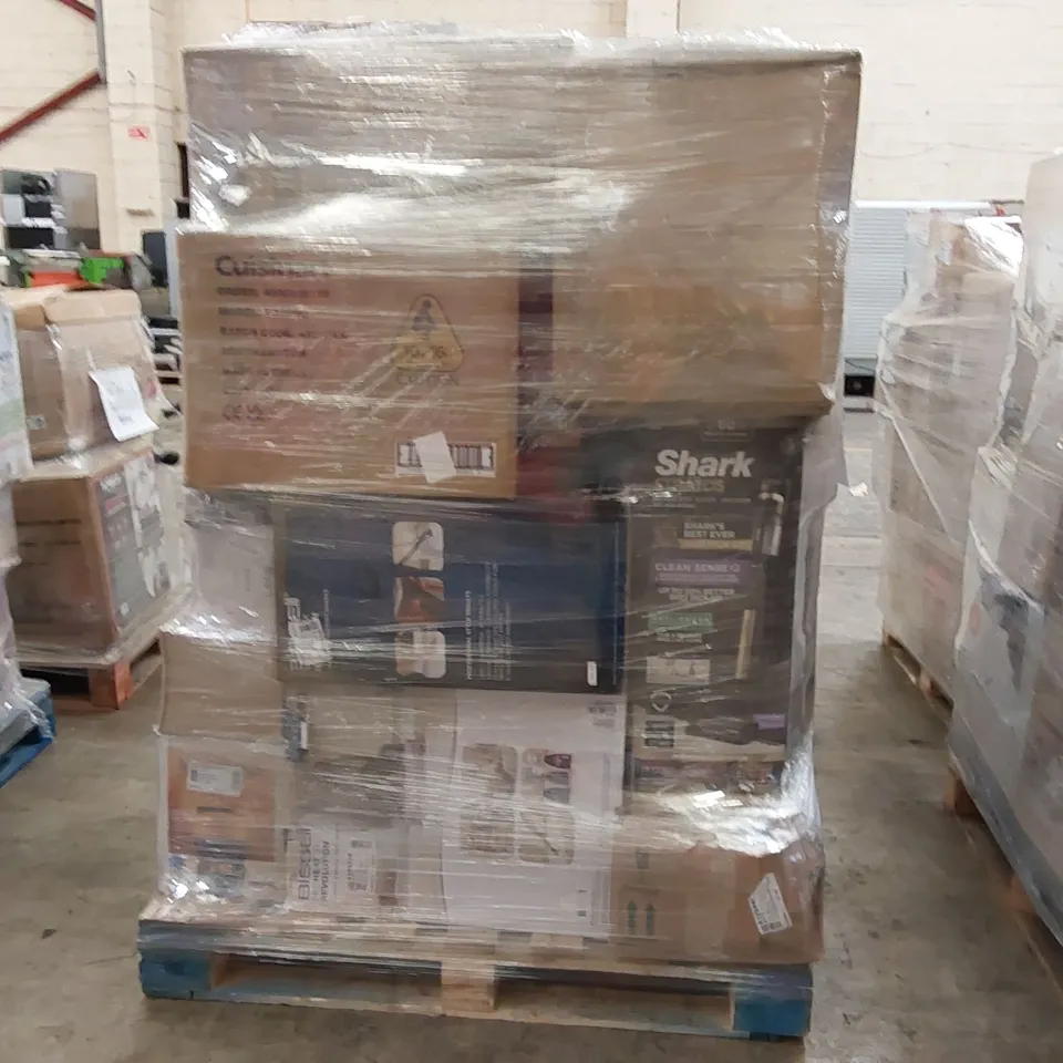 PALLET OF APPROXIMATELY 35 UNPROCESSED RAW RETURN HOUSEHOLD AND ELECTRICAL GOODS TO INCLUDE;