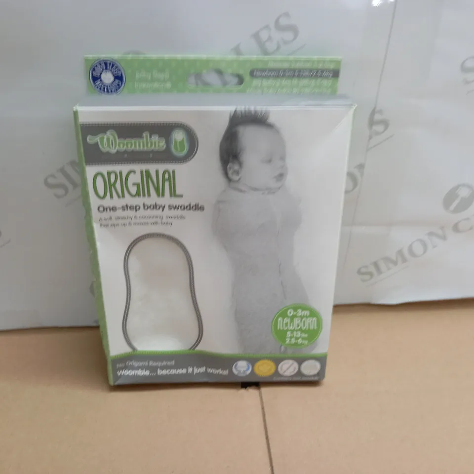 WOOMBIE ORIGINAL ONE-STEP BABY SWADDLE - 0/3 M