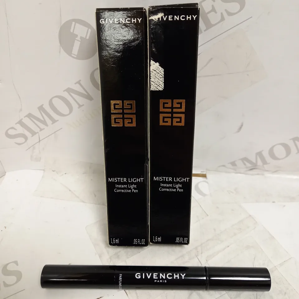 LOT OF 2 GIVENCHY MISTER LIGHT CORRECTIVE PENS IN 6 MISTER CINNAMON