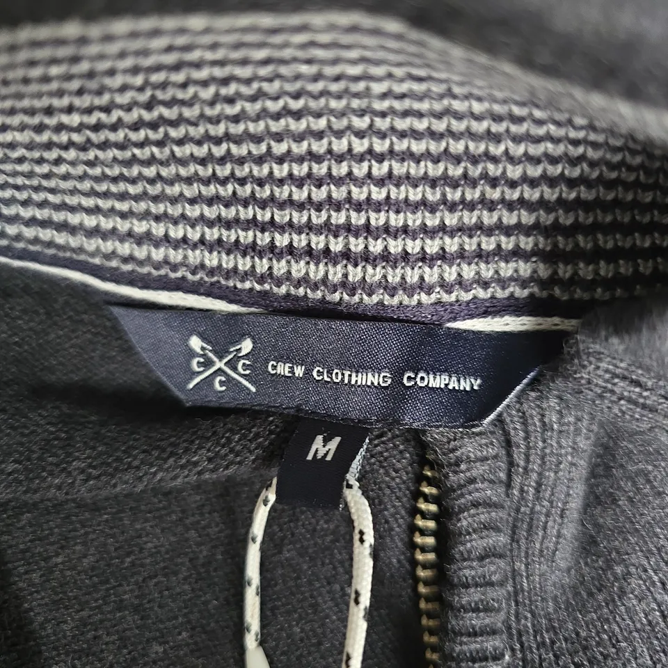CREW CLOTHING COMPANY CLASSIC HALF ZIP KNIT – NAVY, MEN'S M