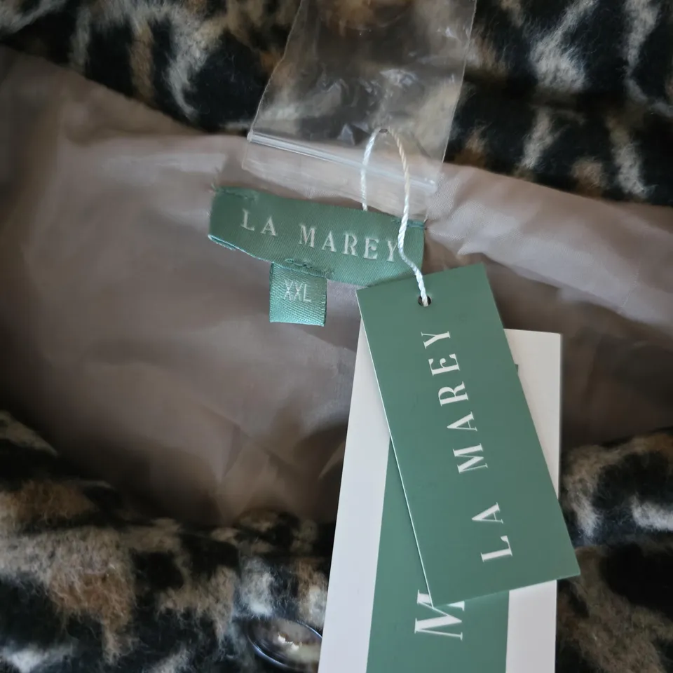 LA MAREY LEOPARD PRINT COAT – UK 16 (XL)