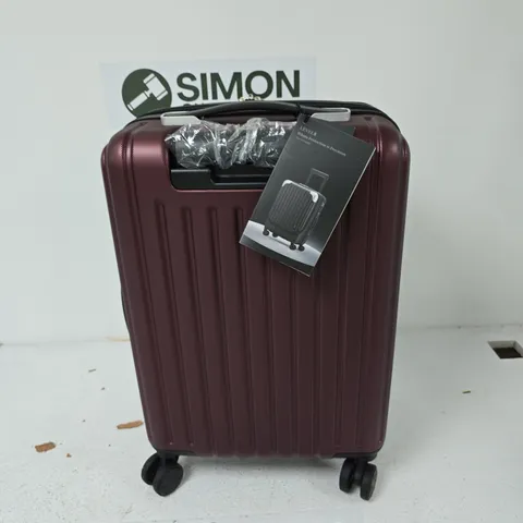 LEVEL8 HARD-SHELL SUITCASE – BURGUNDY, 4-WHEEL
