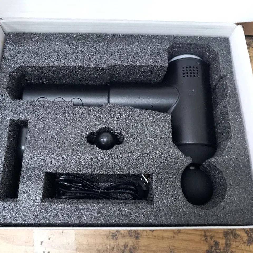 BOXED HOMEDICS PHYSIO MASSAGE GUN DEEP TISSUE PERCUSSION MASSAGER