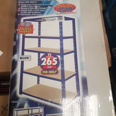 BOXED CLARKE CSM5265/40BL HEAVY DUTY BOLTLESS SHELVING (BLUE)