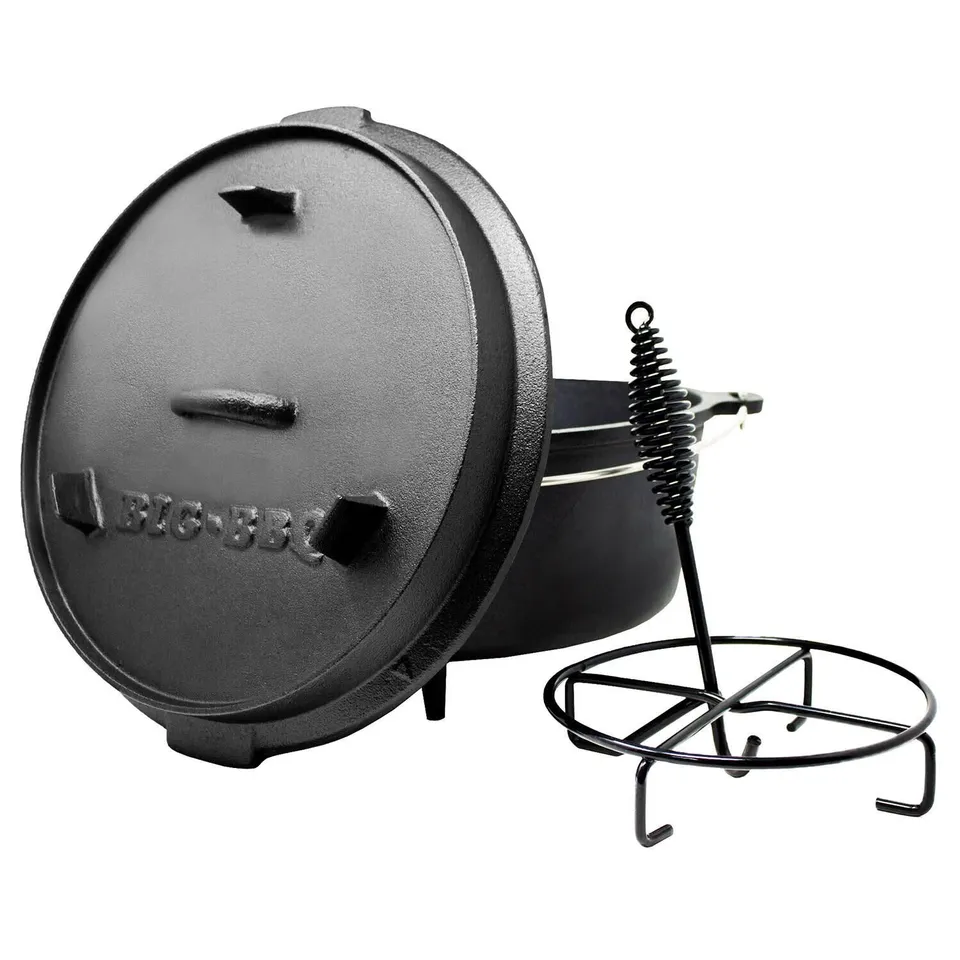 CAST IRON BBQ DUTCH OVEN