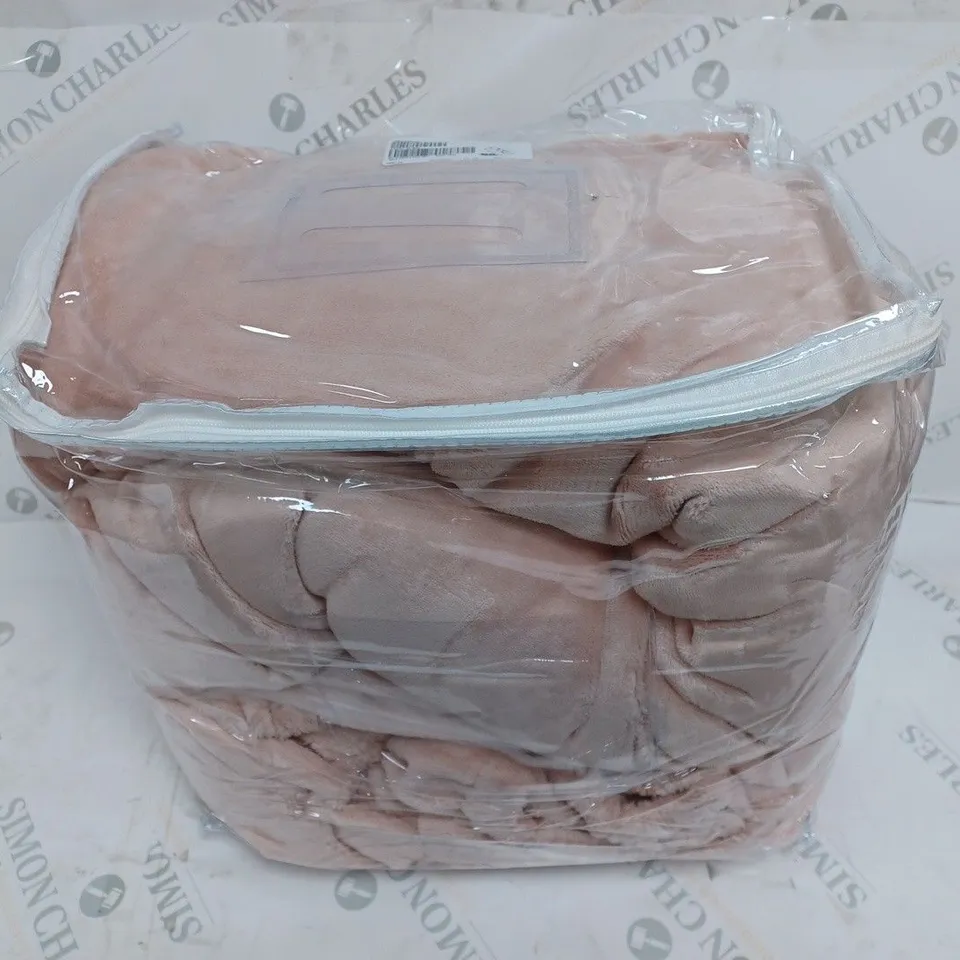 COZEE HOME STARDUST VELVETSOFT DUVET SET IN ROSE - KING