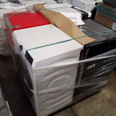 PALLET OF APPROXIMATELY 4 UNPROCESSED RAW RETURN WHITE GOODS TO INCLUDE;