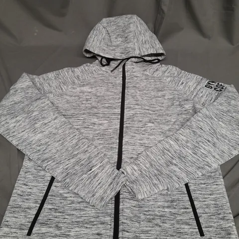 GYM+COFFEE MEN FLECK HOODIE SIZE S
