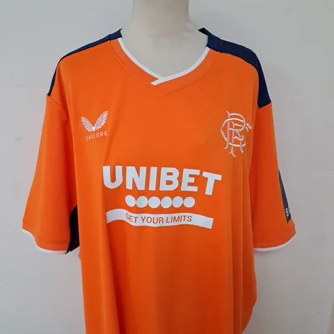 RANGERS FC AWAY SHIRT SIZE 4XL