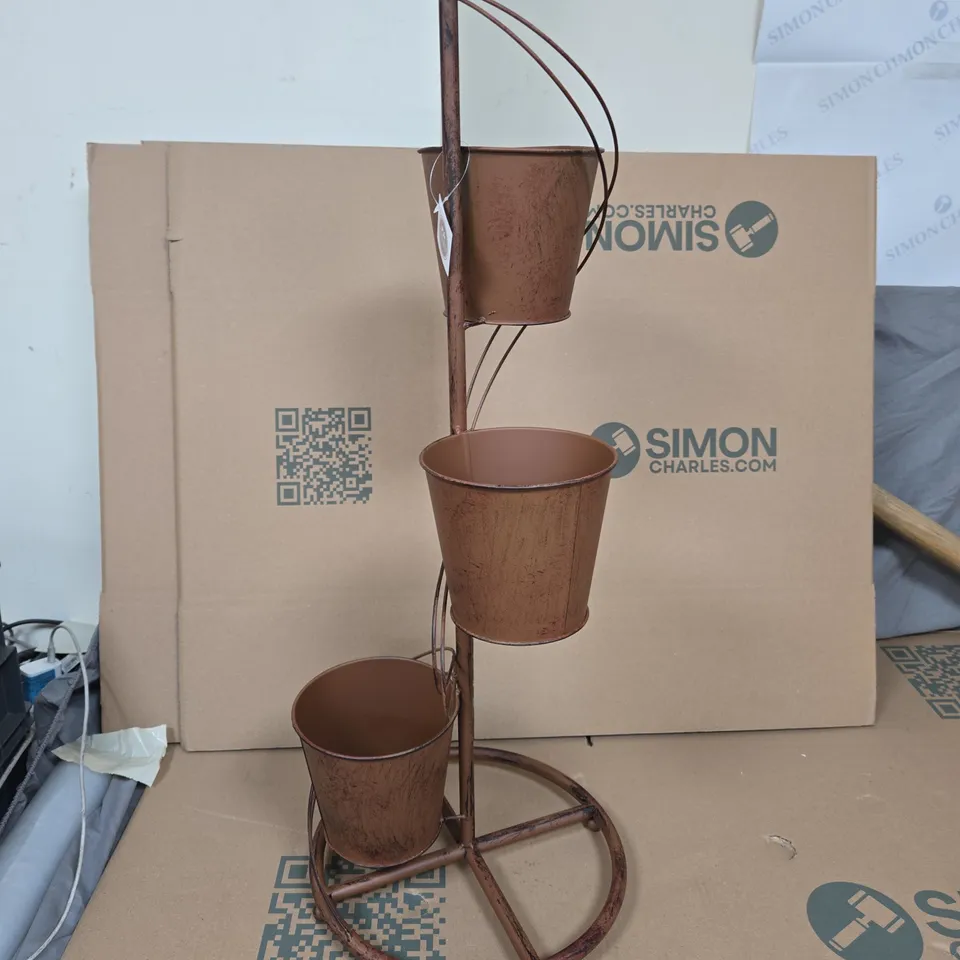 HEAVEN SENDS RUSTIC 3 TIER PLANTER
