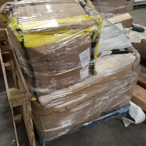 PALLET OF INCOMPLETE FURNITURE AND CHAIR PARTS ETC
