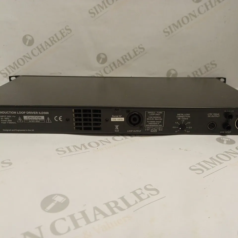 ILD500 PROFESSIONAL AUDIO INDUCTION LOOP DRIVER
