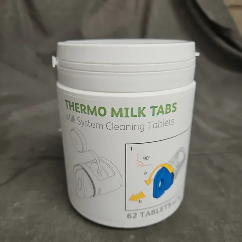 JAR OF THERMO MILK SYSTEM CLEANING TABLETS X 62