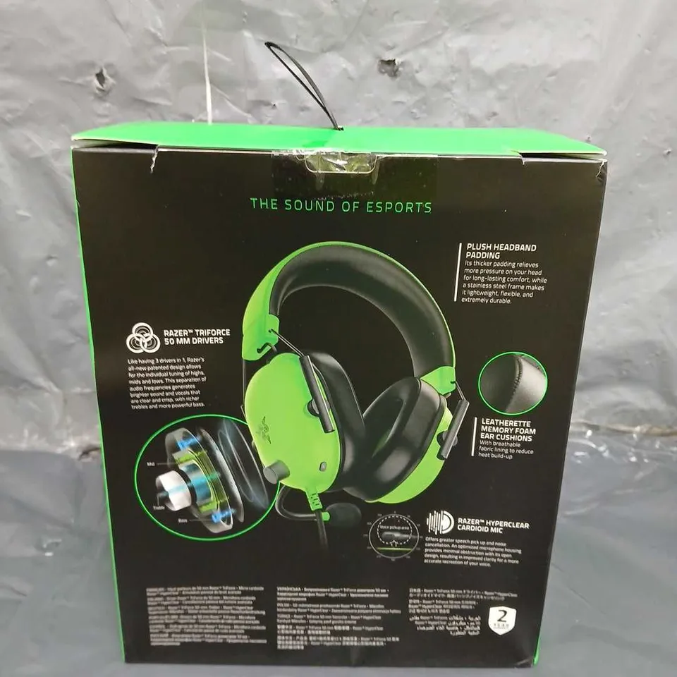 RAZER BLACKSHARK V2 X - GREEN