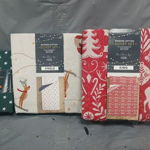 BOX OF APPROXIMATELY 10 ASSORTED BEDDING ITEMS IN VARIOUS COLOURS, STYLES, AND SIZES, ETC - COLLECTION ONLY