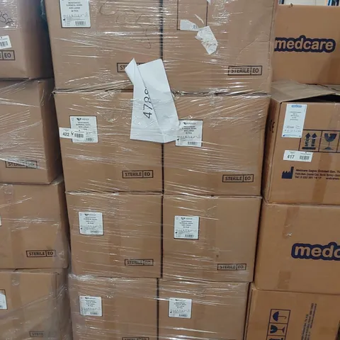 PALLET OF APPROXIMATELY 800 BRAND NEW DISPACK REINFORCED SURGICAL GOWNS - SIZE LARGE