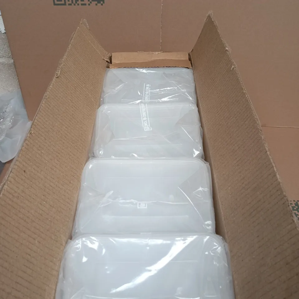 500ML CLEAR MICROWAVE CONTAINERS APPROX 250