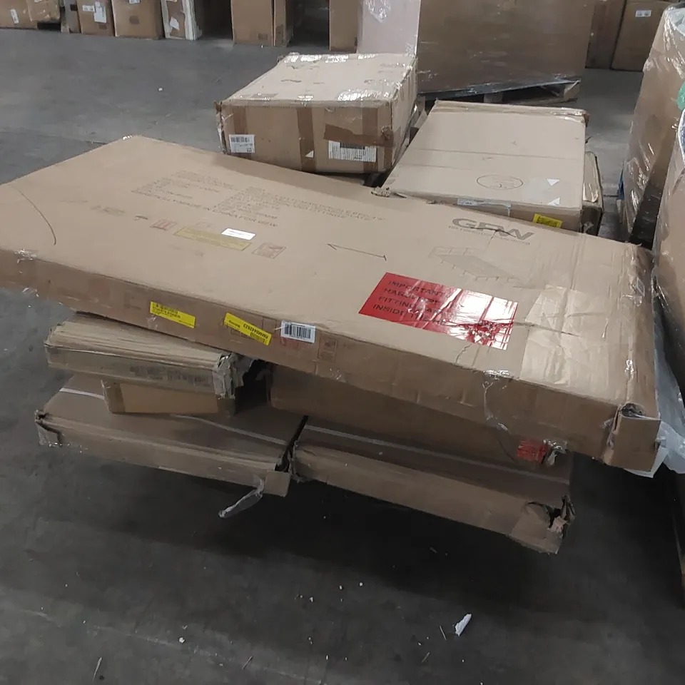 PALLET OF ASSORTED FURNITURE PARTS 