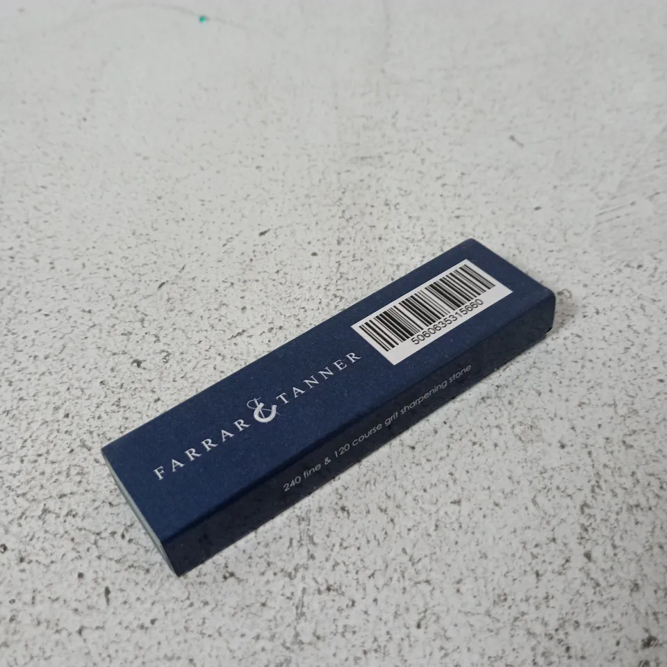 FARRAR & TANNER SHARPENING STONE – 240 FINE + 120 COARSE GRIT (BOX)
