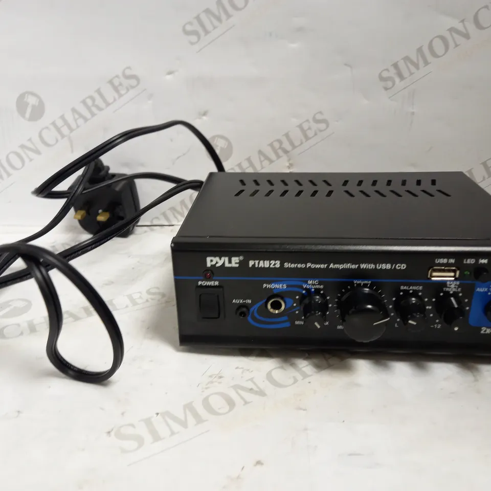 PYLE USA PTAU23 MINI 2X40W STEREO POWER AMPLIFIER