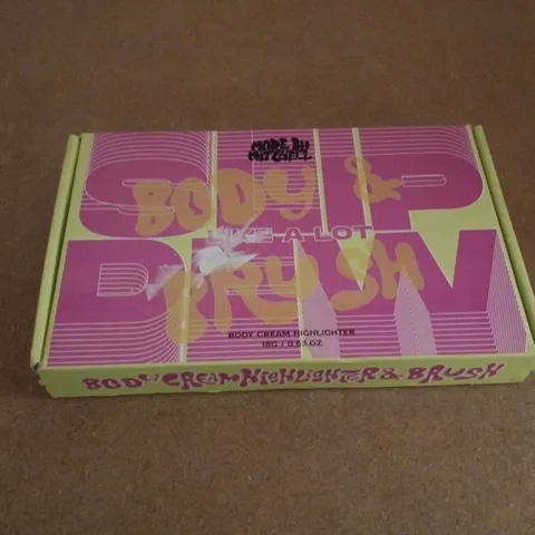 BOXED AND SEALED MADE BY MITCHELL LIKE A LOT BODY CREAM & BRUSH