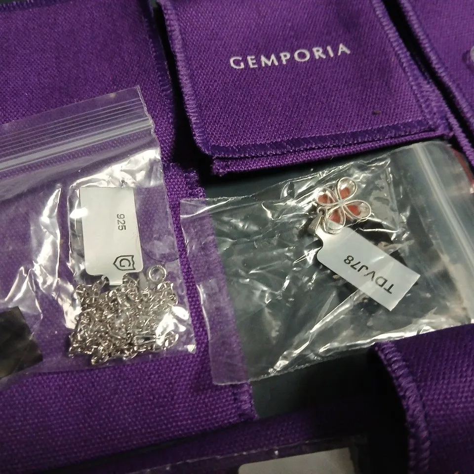 LOT OF 5 ASSORTED GEMPORIA JEWELLERY ITEMS